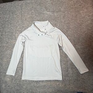 Under Armour Rival Terry Snap Funnel Womens XS Gray Pullover Sweatshirt